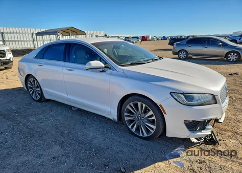 2017 Lincoln Mkz Select z USA, uszkodzony, nr VIN 3LN6L5C97HR609361